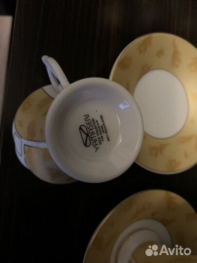 Чашка с блюдцем кофейные