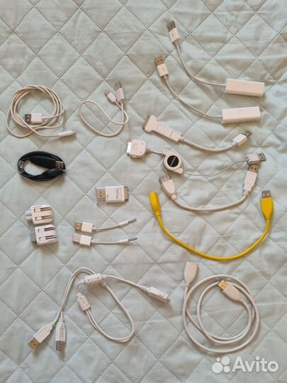 Различные кабели переходники Usb Apple Mini Jack