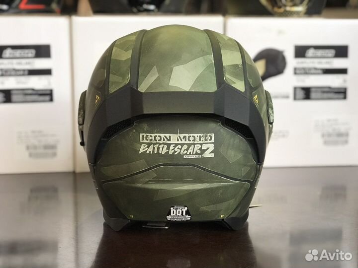 Мото шлем Icon airflite battlescar2