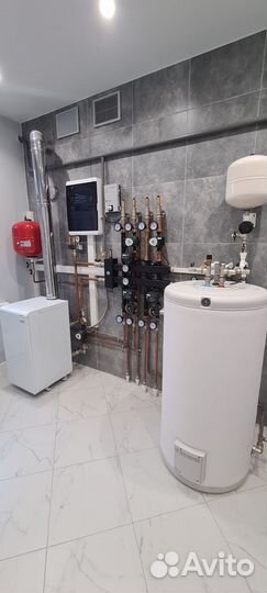 Монтаж отопления и водоснабжения в частном доме