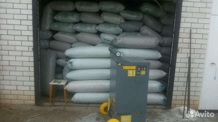 Утепление эковатой