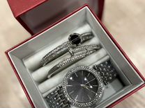 Подарочный набор для женщин часы+ 2 браслета