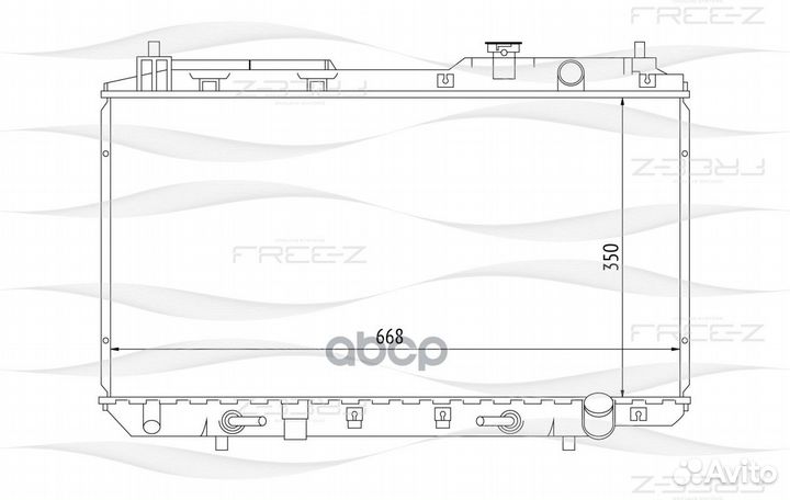 Радиатор KK0239 free-Z