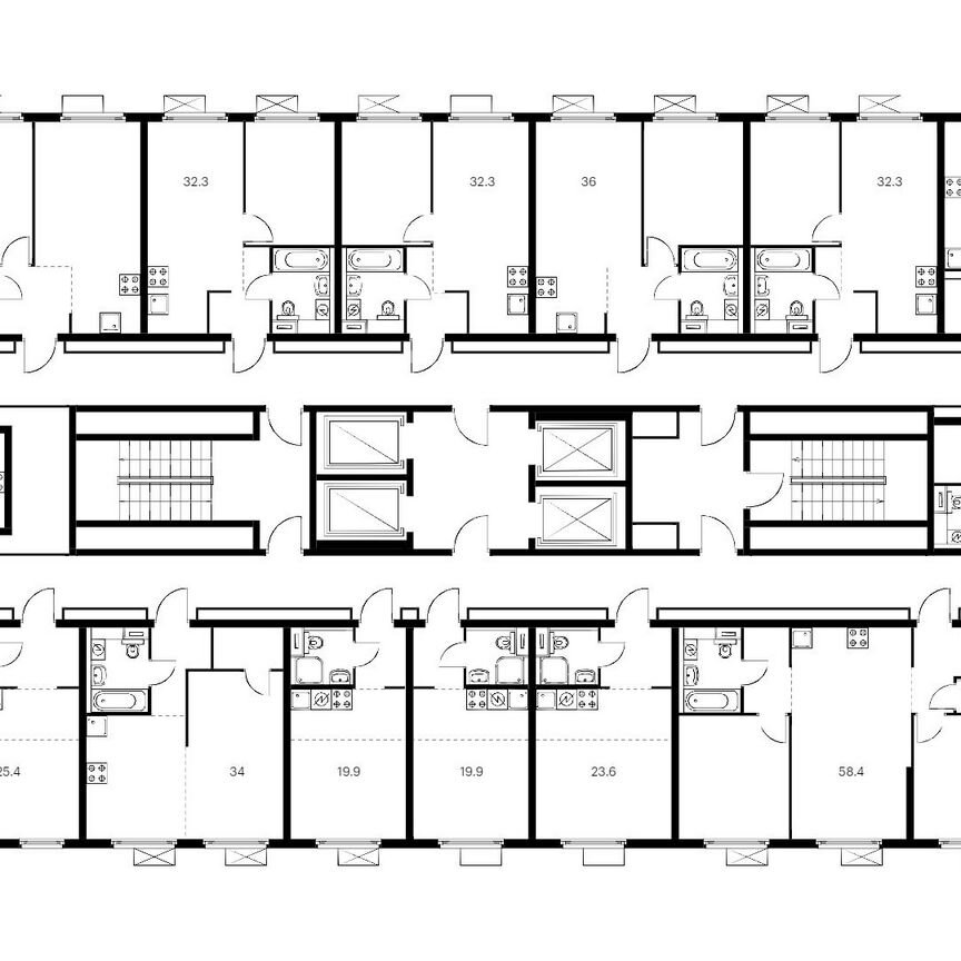 2-к. квартира, 46,1 м², 9/33 эт.