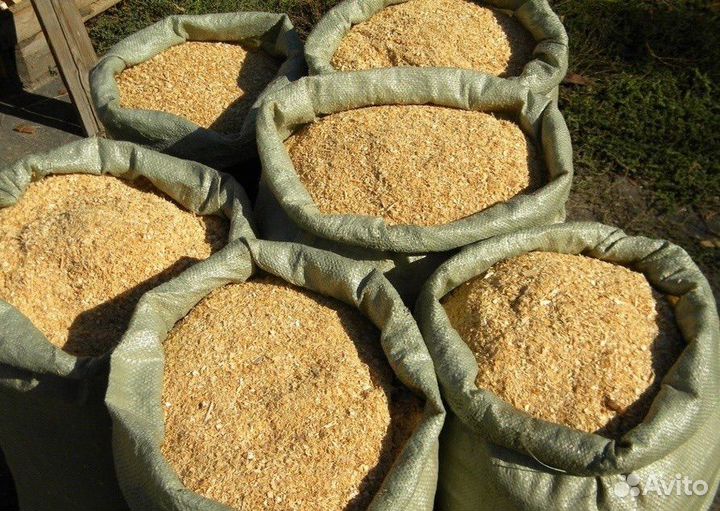 Стружка крупная сухая опилки