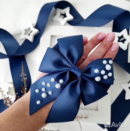 Заколка для волос ручной работы аксессуары в школу