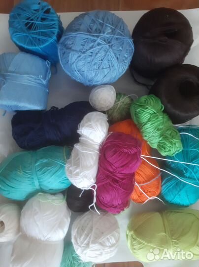 Пряжа для вязания хлопок пакетом