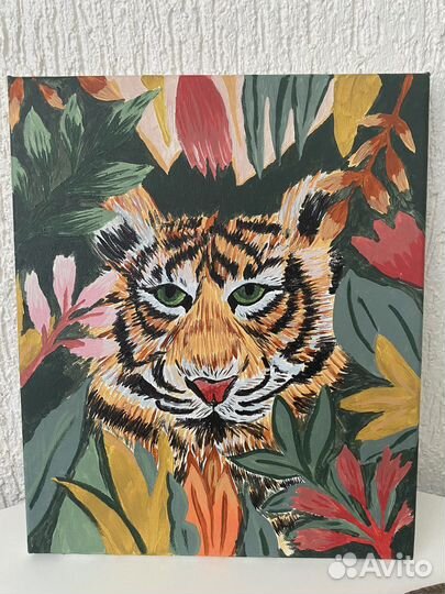 Картина акрилом на холсте