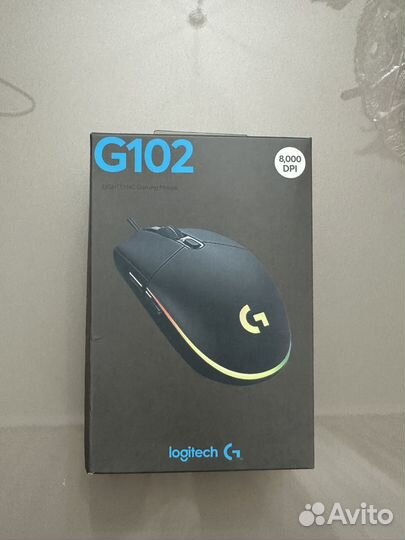 Мышка logitech G102 черная