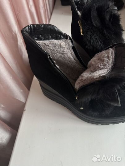 Ботинки зимние 37 размер