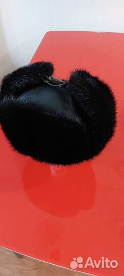 Норковая шапка мужская