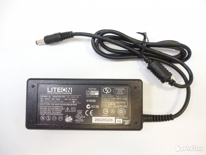 Блок питания для мониторов 48W 12V 4.0A (5.5x2.5)