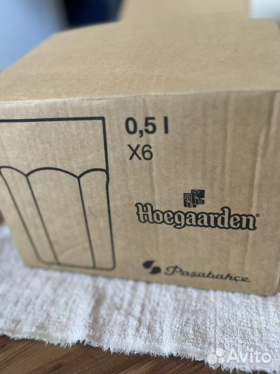 Бокал пивной hoegaarden