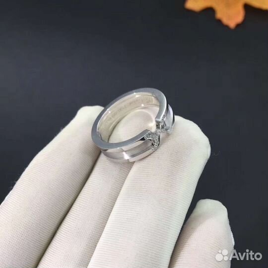 Золотое обручальное кольцо Cartier Double 0,24ct