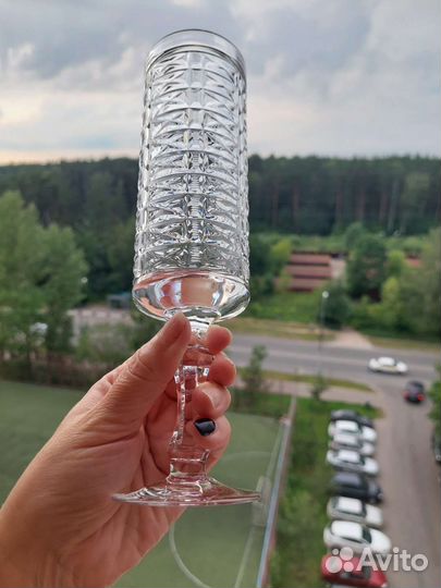 Хрустальные бокалы свадебные