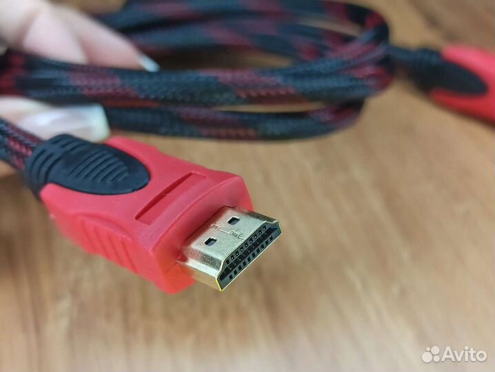 Кабель hdmi-hdmi, 1,5м, оплетка