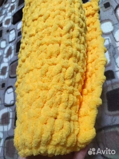 Плед детский вязаный ручная работа