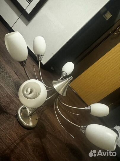 Люстра потолочная бу