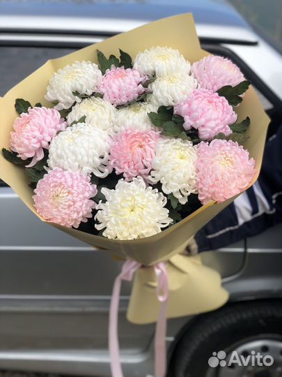 Букет хризантем доставка цветов Симферополь