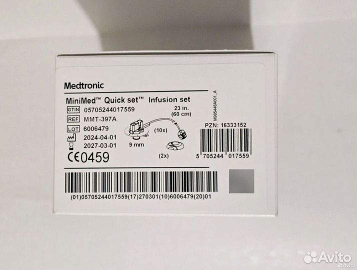 Medtronic quick set / инфузионный набор медтроник