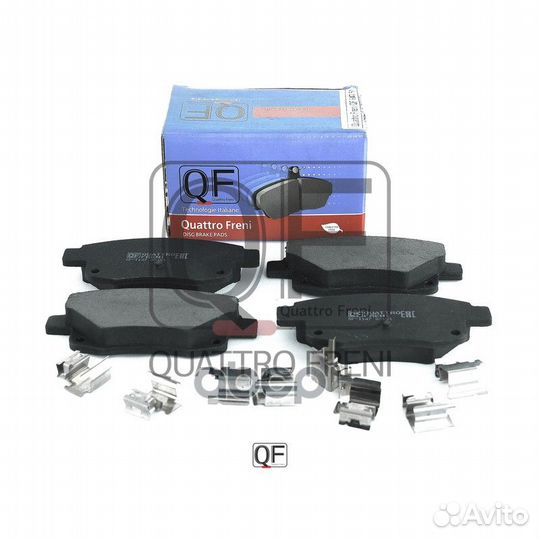 Колодки тормозные дисковые к-т qf64751 quattro