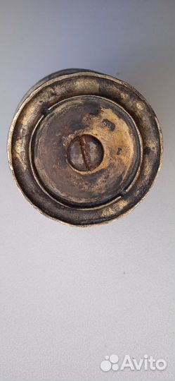 Старинная бензиновая настольная зажигалка