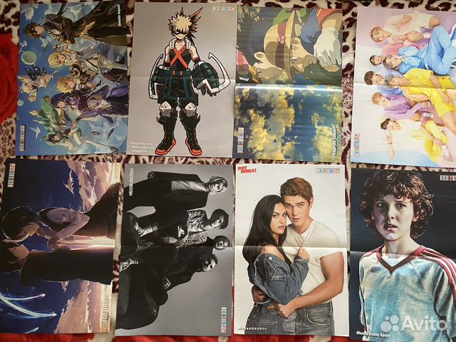 Плакаты аниме бтс