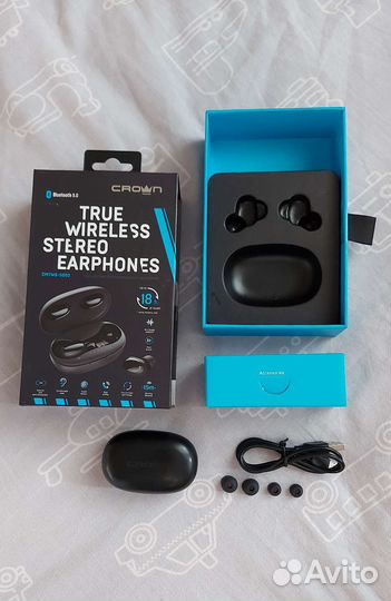 Беспроводные наушники crown