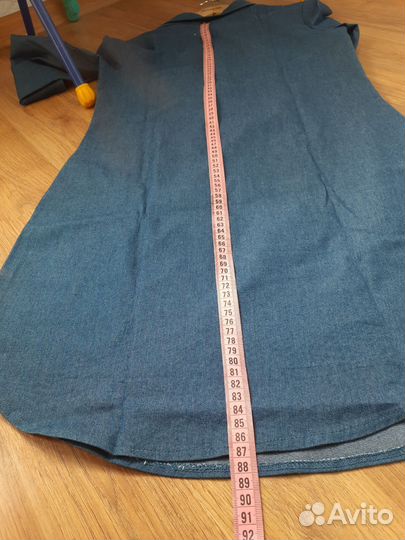 Джинсовое платье женское 44 46