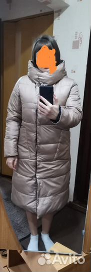 Пуховик двусторонний женский 46 48