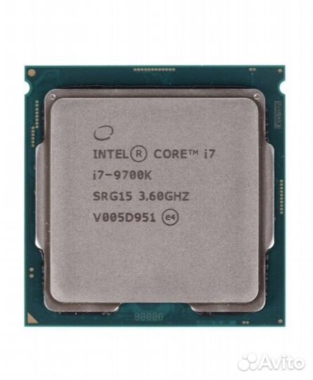 Процессор intel core i7 9700k