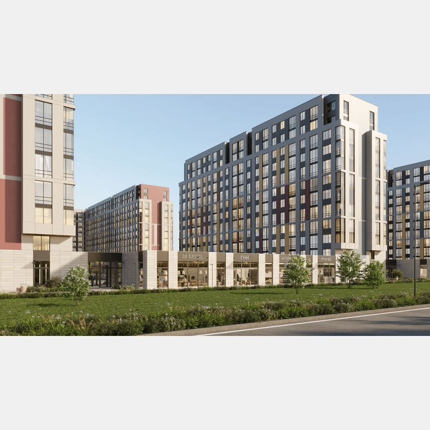2-к. квартира, 40,9 м², 6/12 эт.
