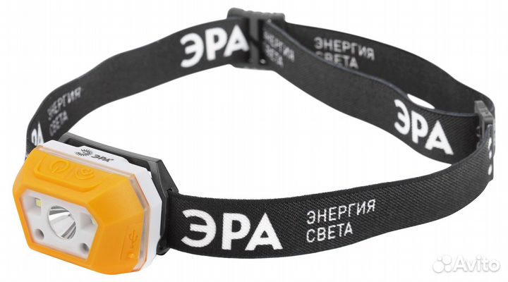 Фонарь налобный аккумуляторный эра Практик GA-810