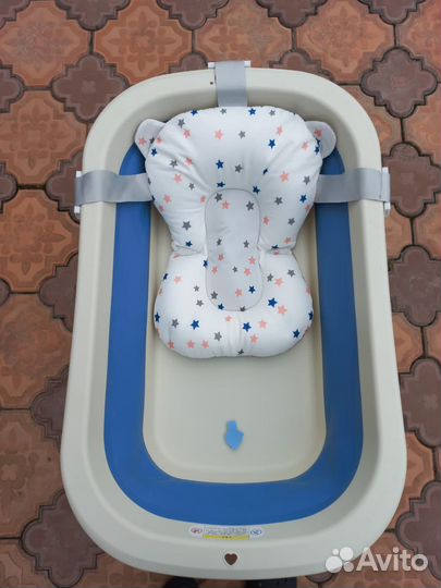 Детская ванночка для купания складная