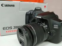 Зеркальный фотоаппарат canon eos 2000d