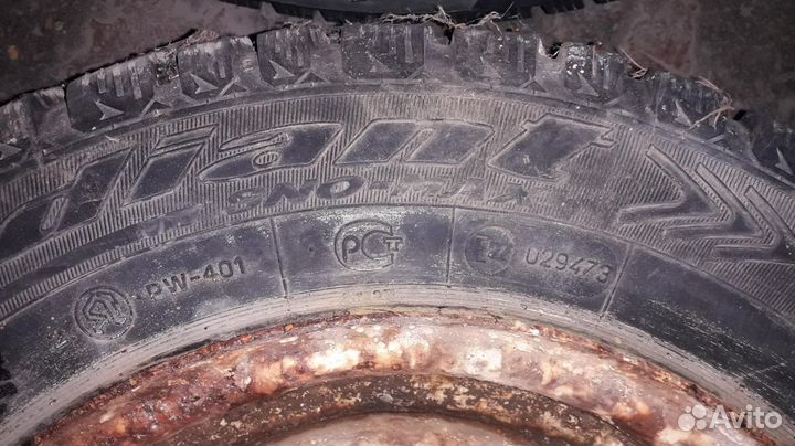 175/70 R13 Amtel NordMaster Зима Штампованные R13