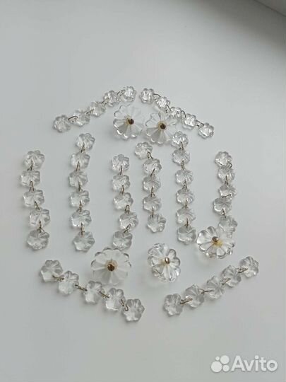 Хрустальные подвески от чешской люстры из СССР