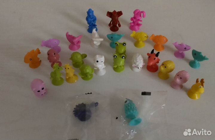 Игрушки Прилипалы, Завры и др