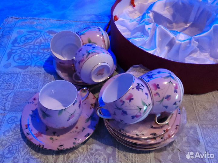 Кофейно-чайный сервиз новый