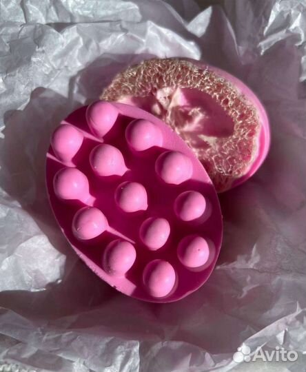 Мыло мочалка