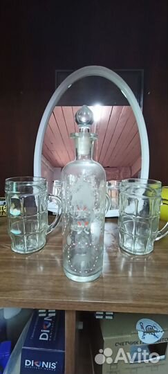 Кружки пивные и графин