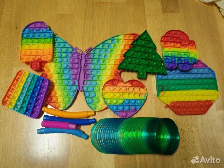 Попиты разного размера набор+другие игрушки