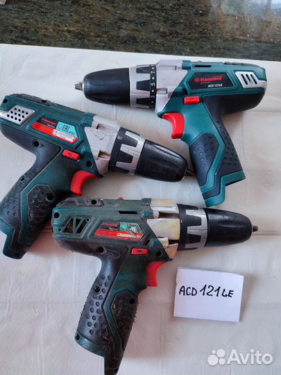 Шуруповерт аккумуляторный Hammer ACD 121le