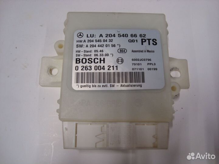 Блок управления парктрониками W204 M271 A204540666