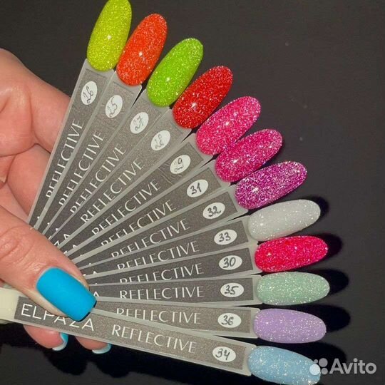 Светоотражающие гель лаки Elpaza 10ml