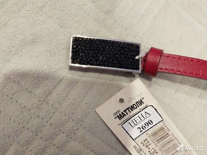 Ремень женский кожаный новый mattiioli