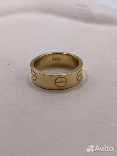 Кольцо Cartier “Love” из золота 585 пробы