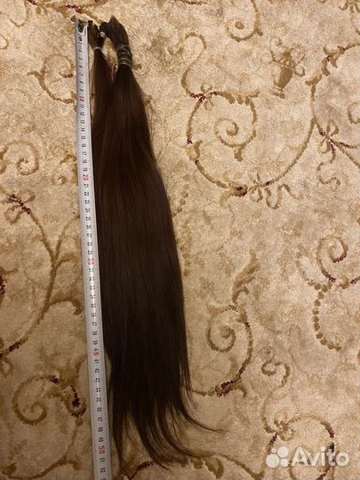 Волосы для наращивания славянка 50 см тон 5/6