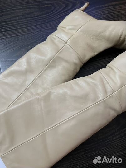 Натуральная кожа сапоги Zara