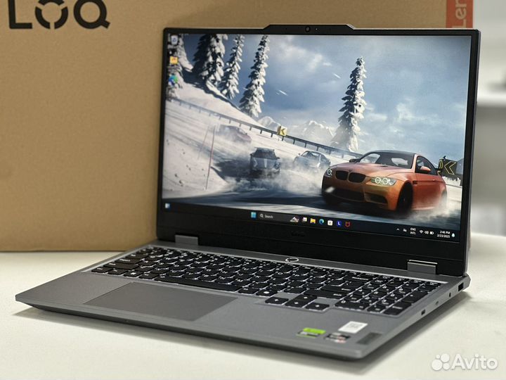Новый игровой ноутбук Lenovo r5-7235HS rtx3050-6gb